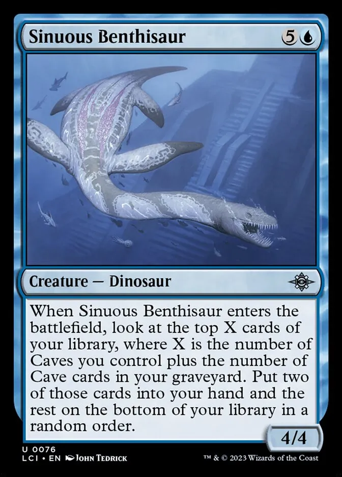 Sinuous Benthisaur Front Face