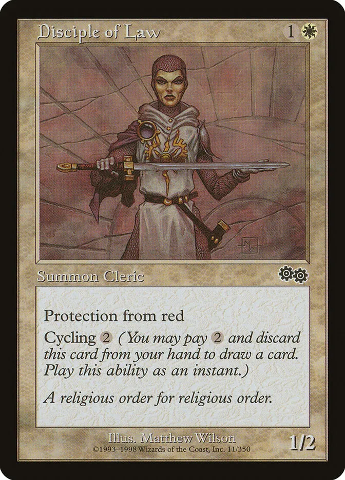 Disciple of Law Front Face