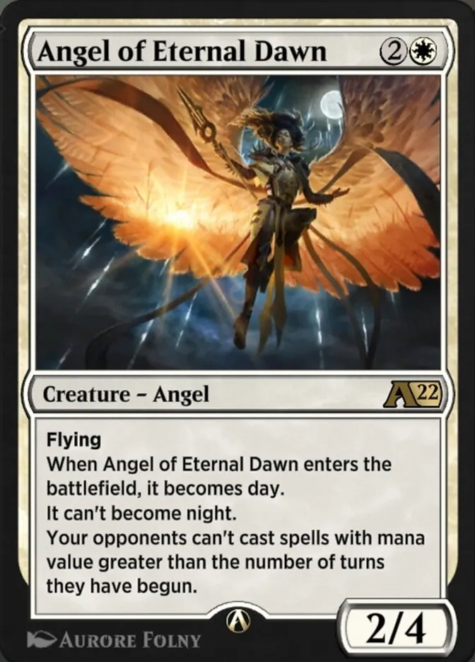 Angel of Eternal Dawn Front Face