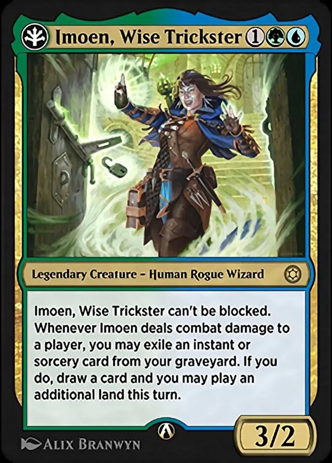 Imoen, Wise Trickster Front Face