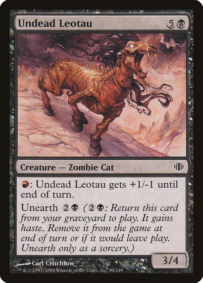 Undead Leotau Front Face