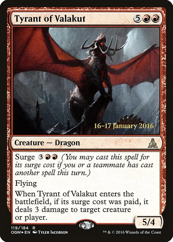Tyrant of Valakut Front Face