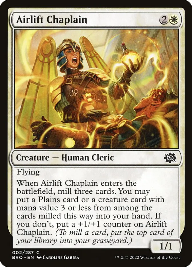 Airlift Chaplain Front Face