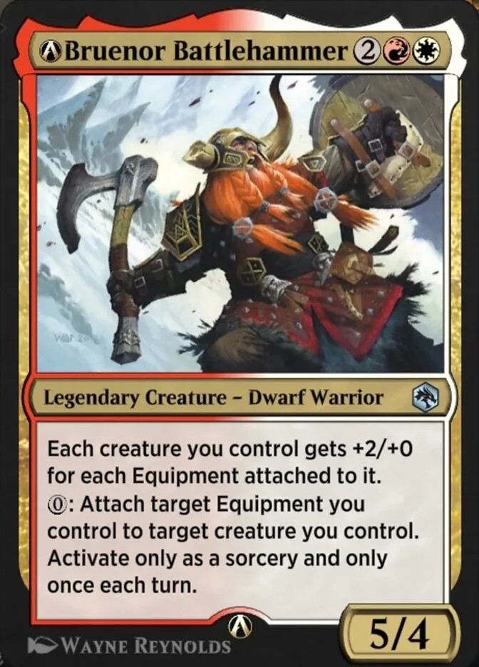 A-Bruenor Battlehammer Front Face