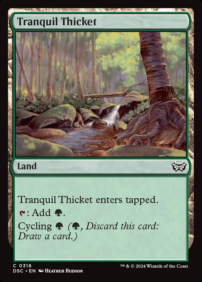 Tranquil Thicket Front Face