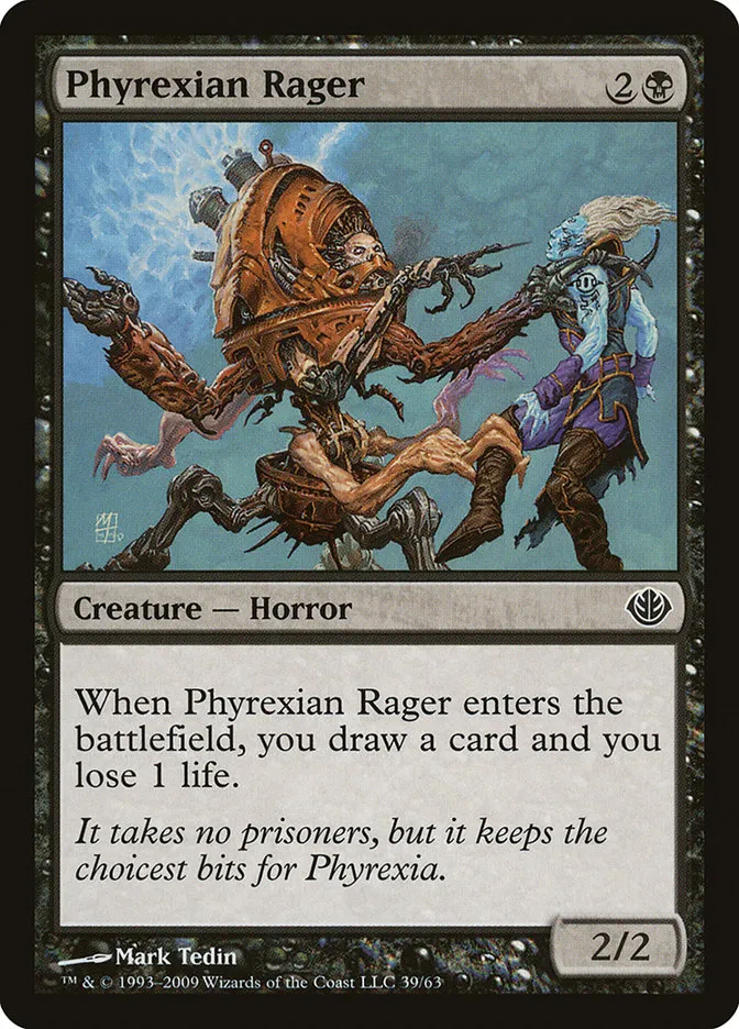 Phyrexian Rager Front Face