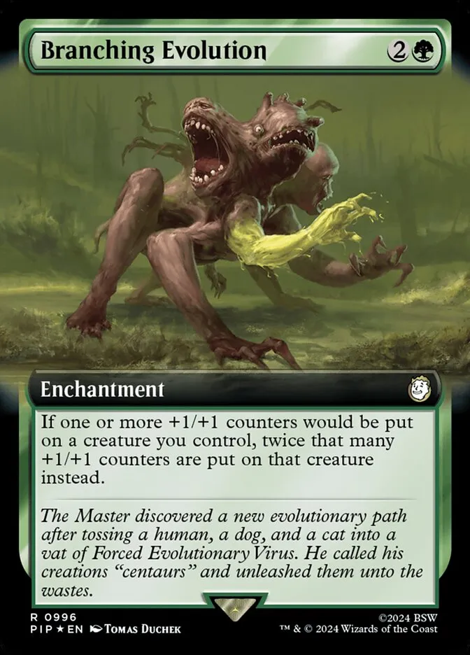 Branching Evolution Front Face