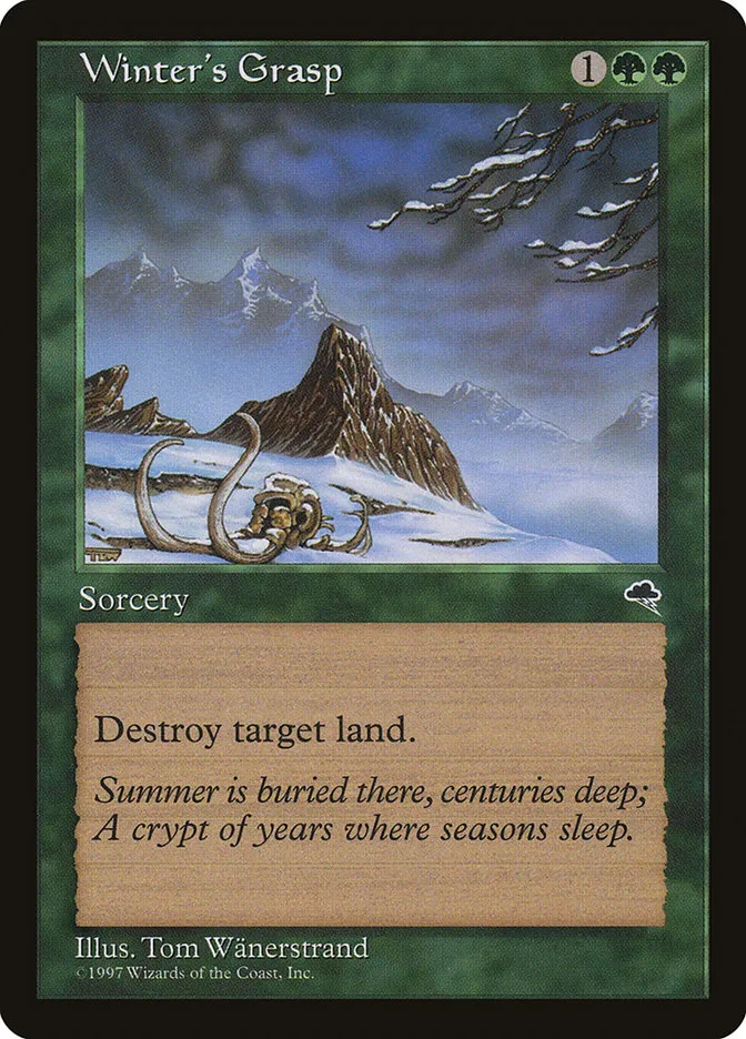 Winter's Grasp Front Face