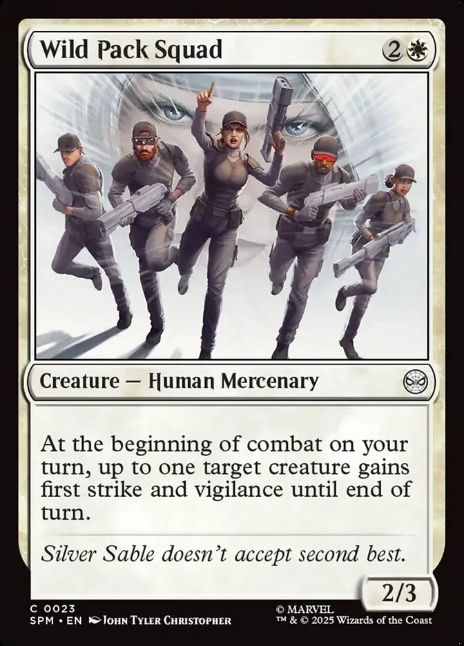 Wild Pack Squad Front Face