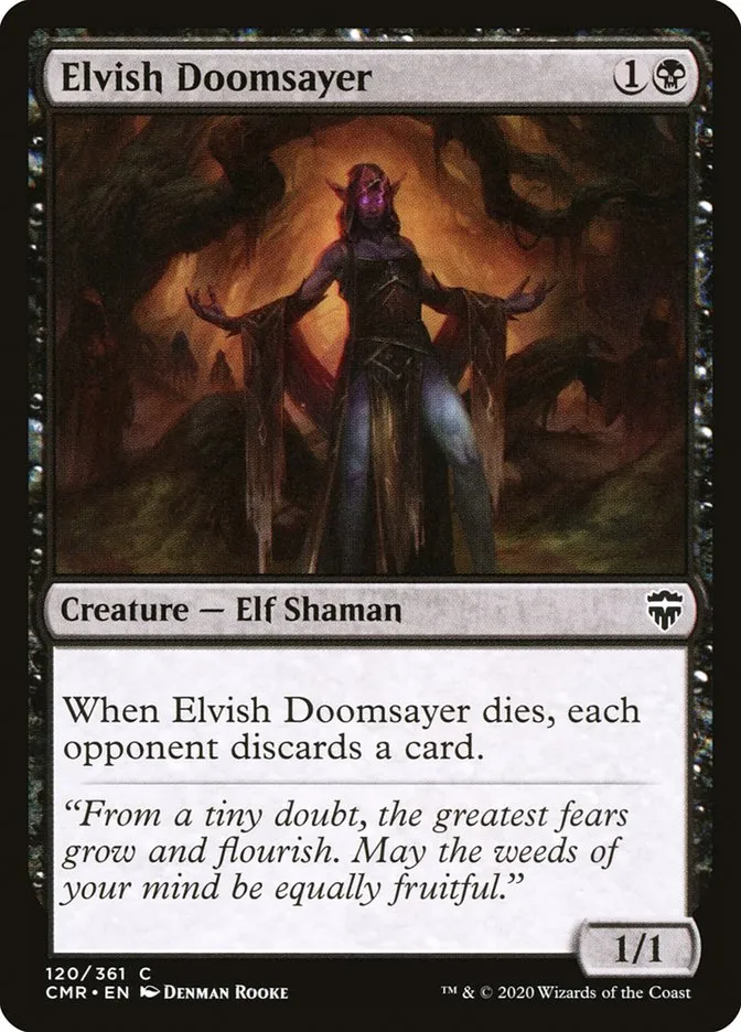 Elvish Doomsayer Front Face