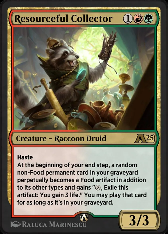 Resourceful Collector Front Face