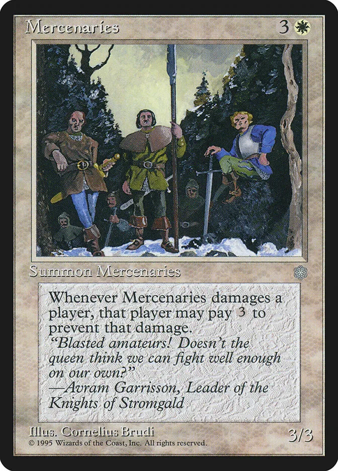 Mercenaries Front Face