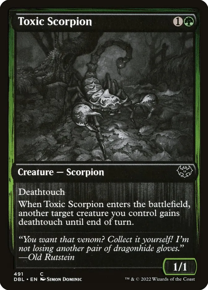 Toxic Scorpion Front Face
