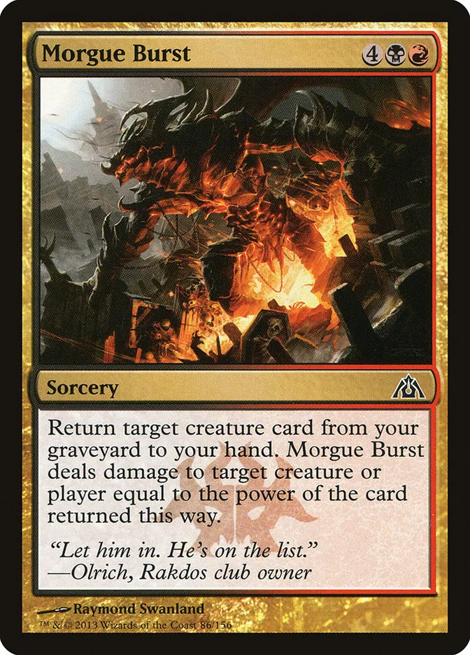 Morgue Burst Front Face