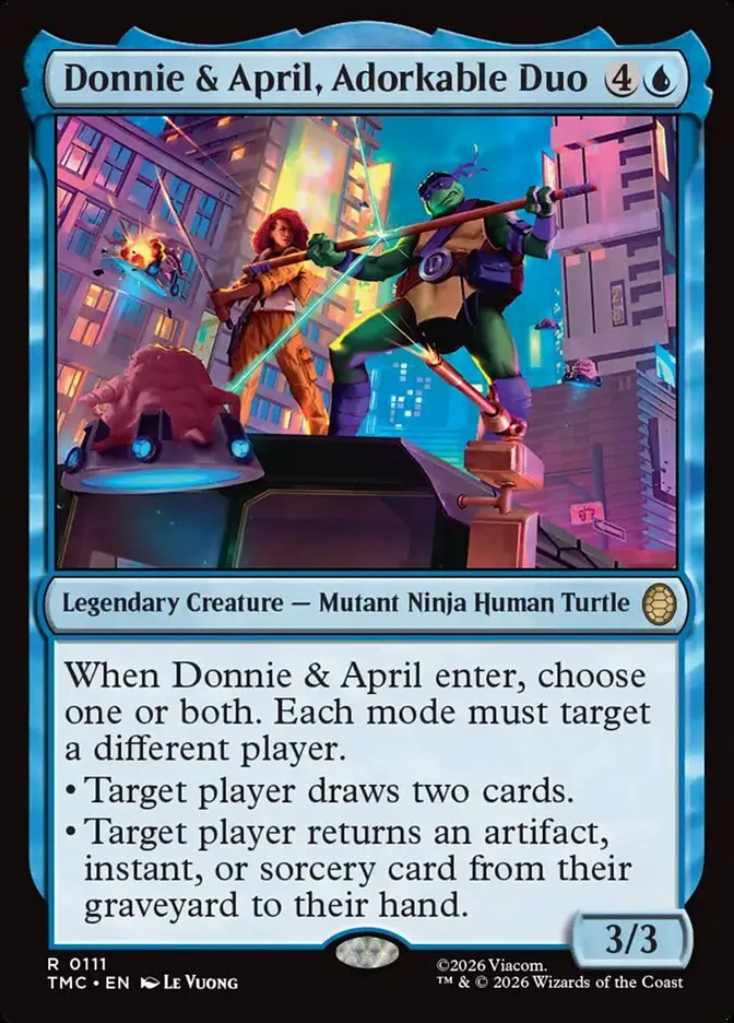Donnie & April, Adorkable Duo Front Face