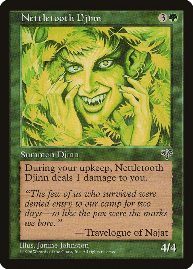 Nettletooth Djinn Front Face