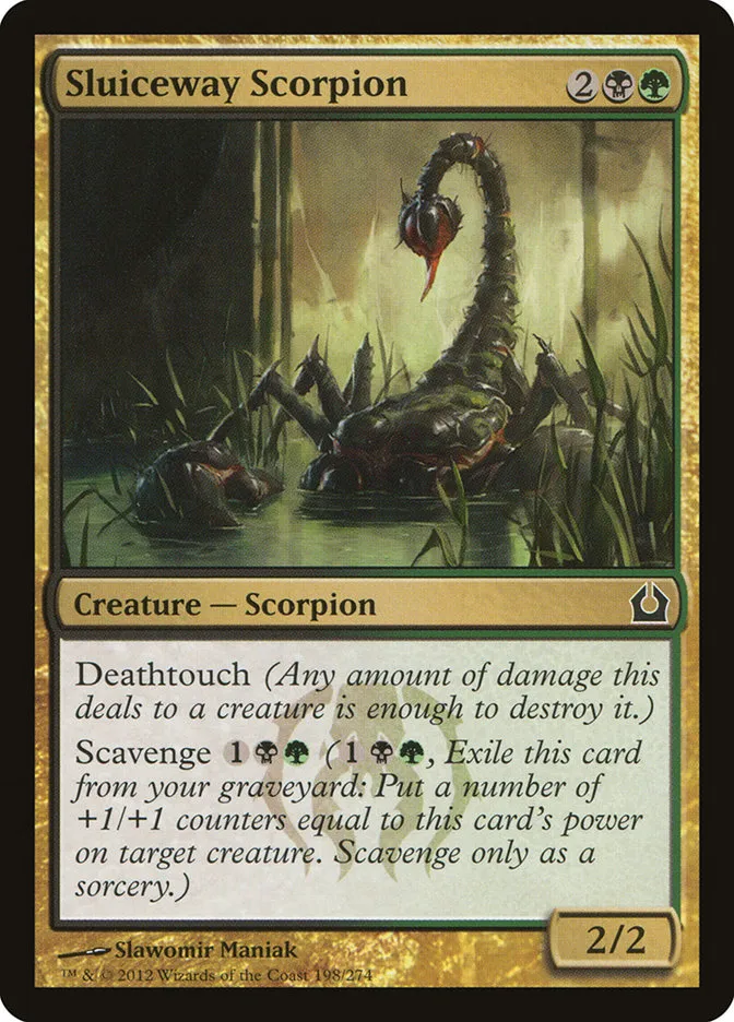 Sluiceway Scorpion Front Face