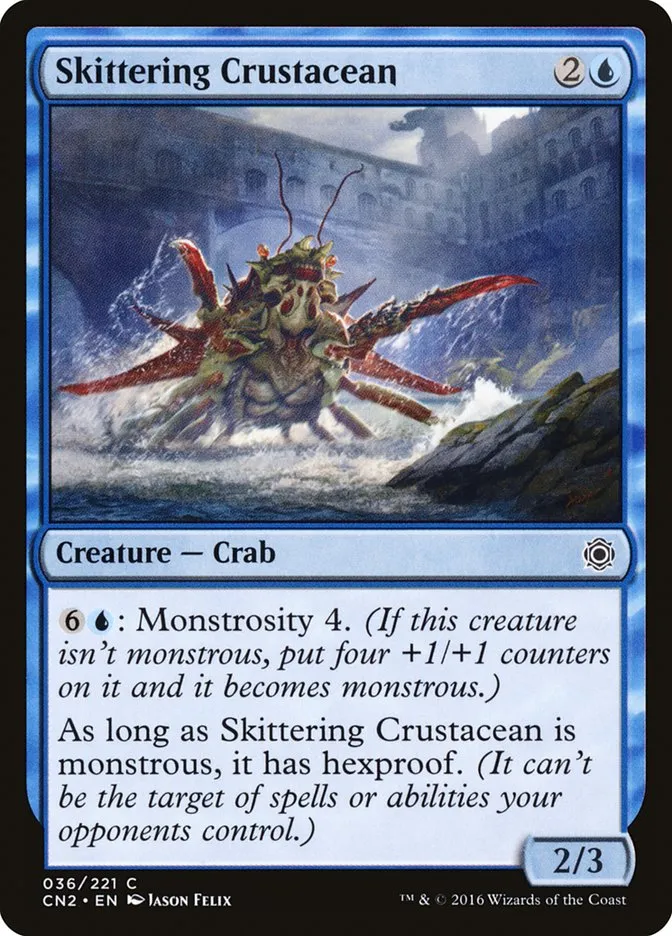 Skittering Crustacean Front Face