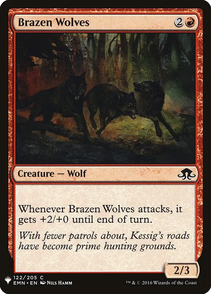 Brazen Wolves Front Face