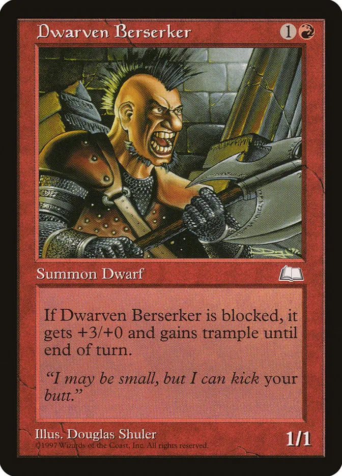 Dwarven Berserker Front Face