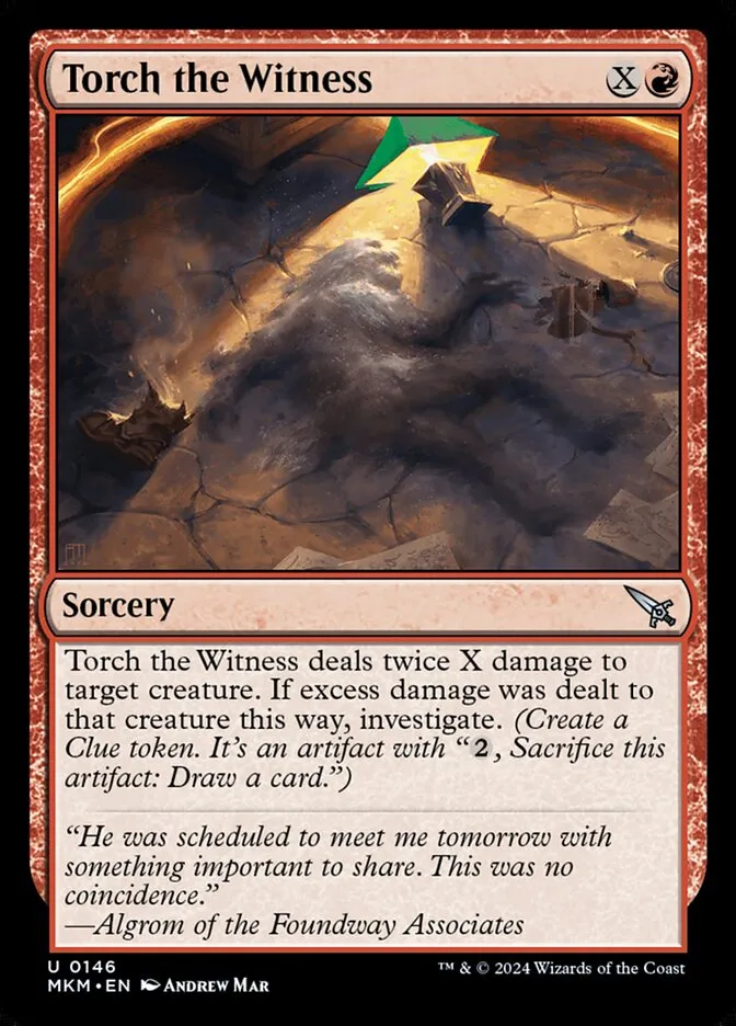 Torch the Witness Front Face