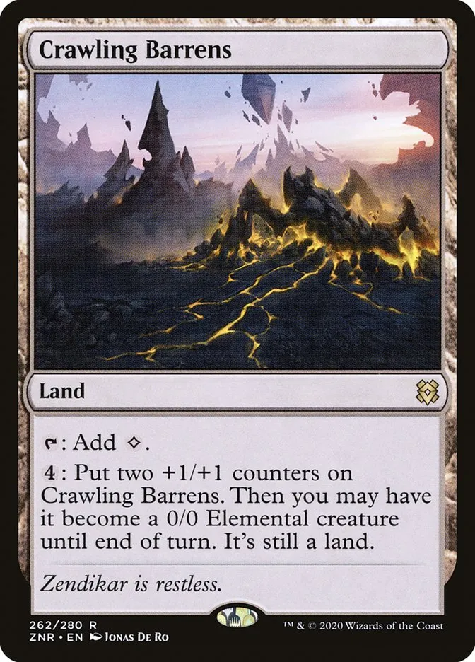 Crawling Barrens Front Face