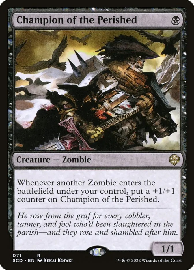 Champion of the Perished Front Face