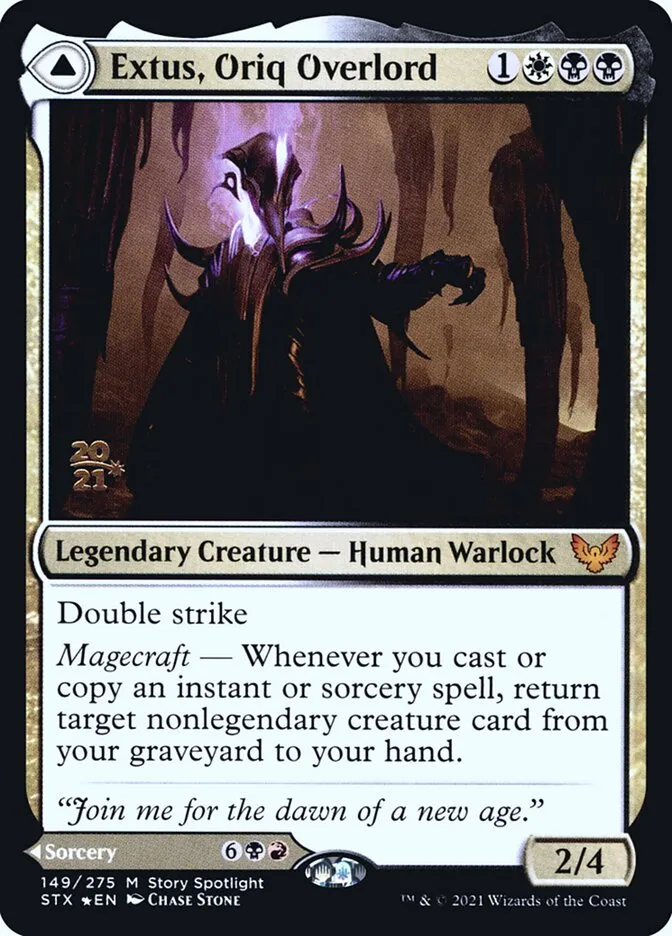 Extus, Oriq Overlord // Awaken the Blood Avatar Front Face