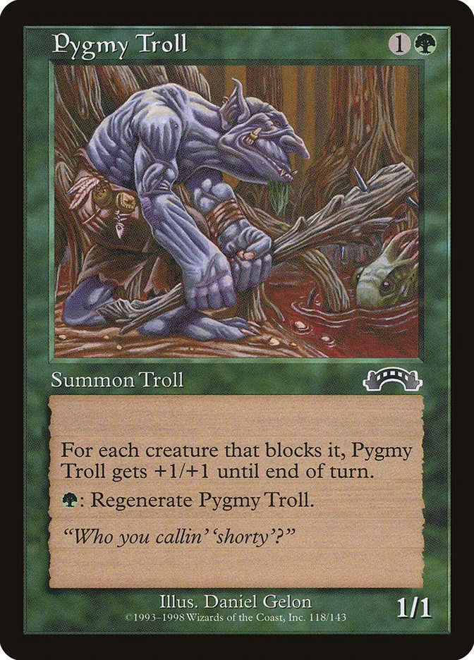 Pygmy Troll Front Face