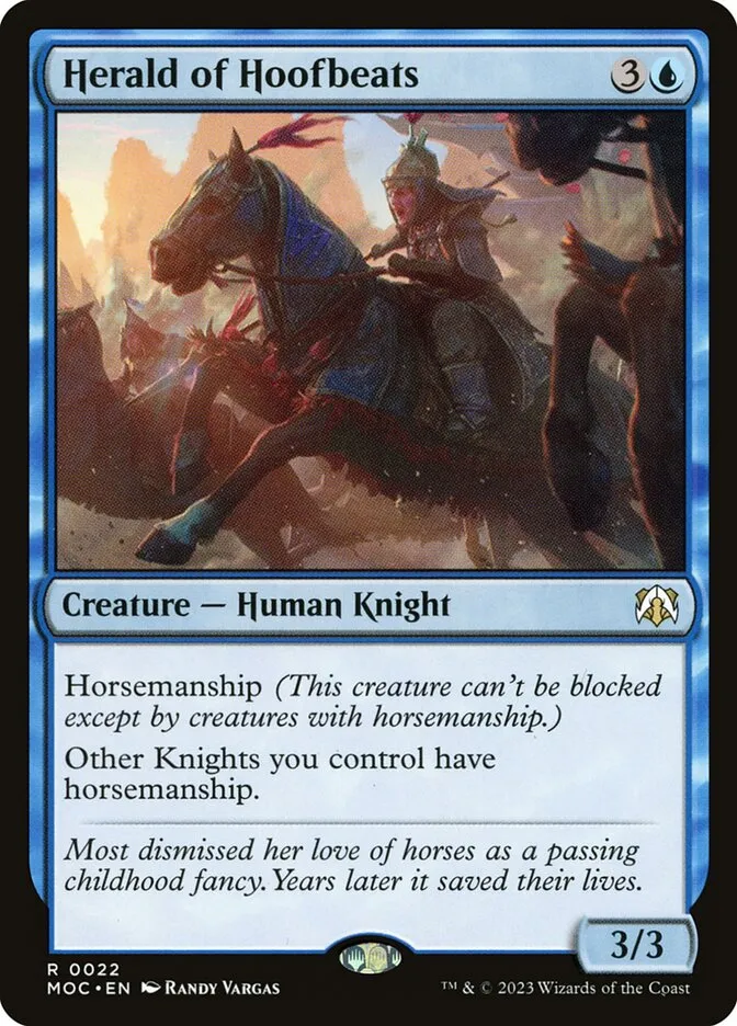 Herald of Hoofbeats Front Face