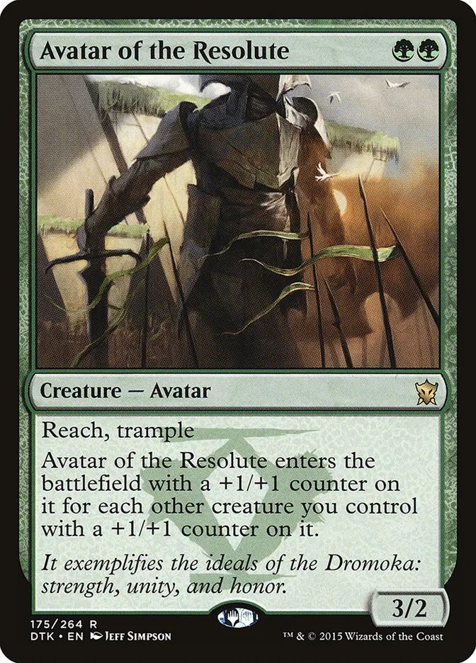 Avatar of the Resolute Front Face