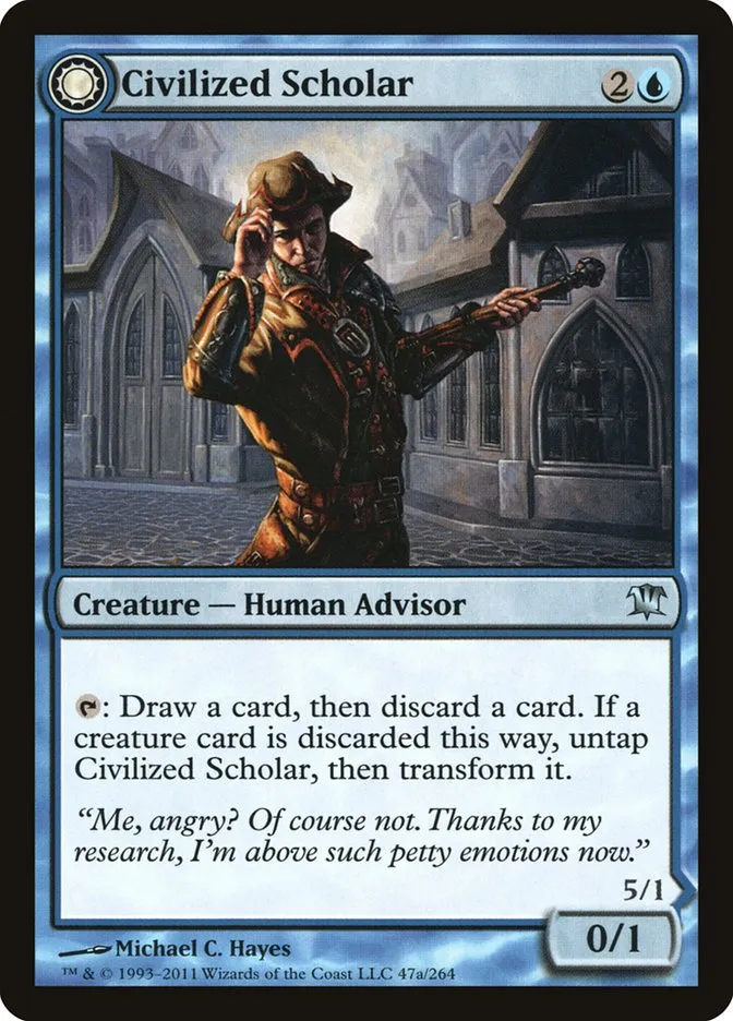 Civilized Scholar // Homicidal Brute Front Face