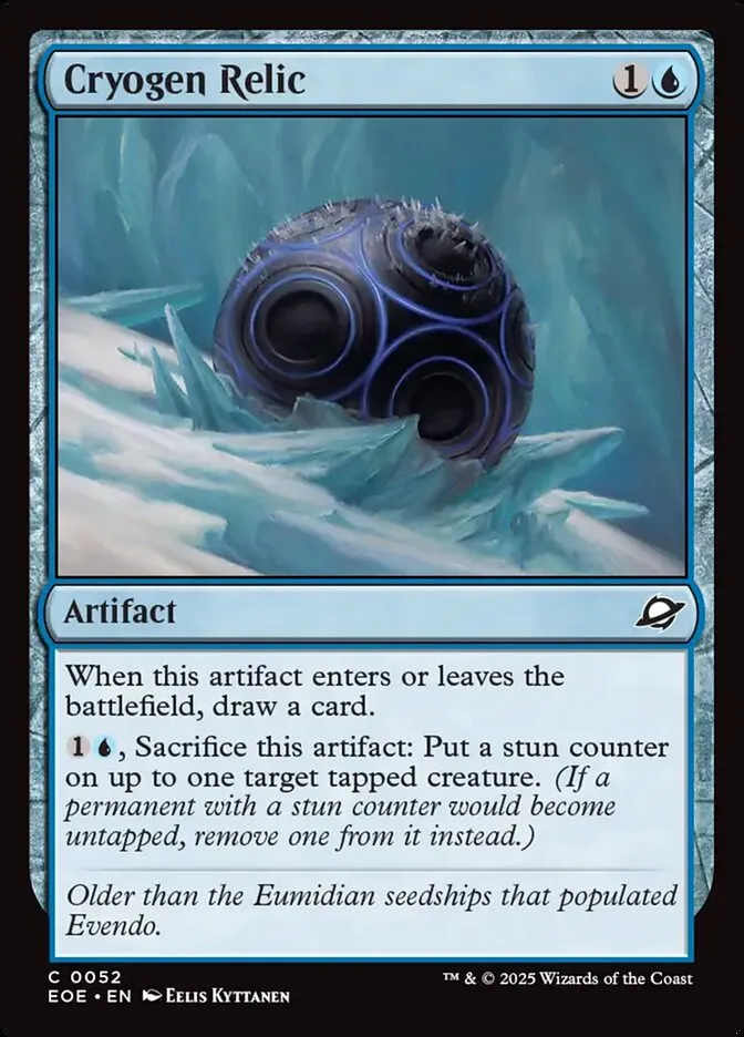 Cryogen Relic Front Face