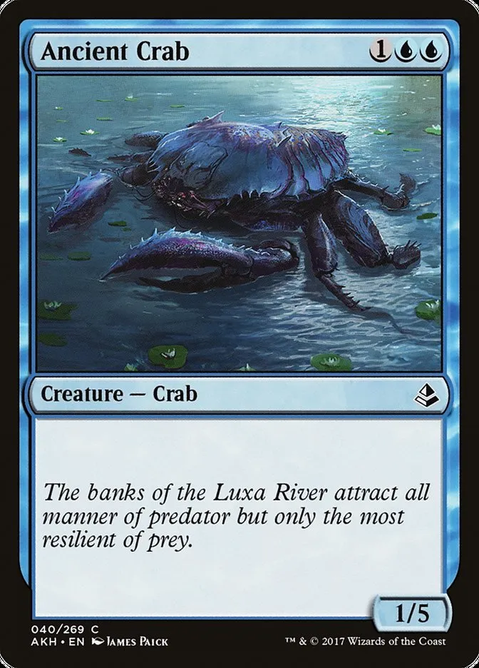 Ancient Crab Front Face