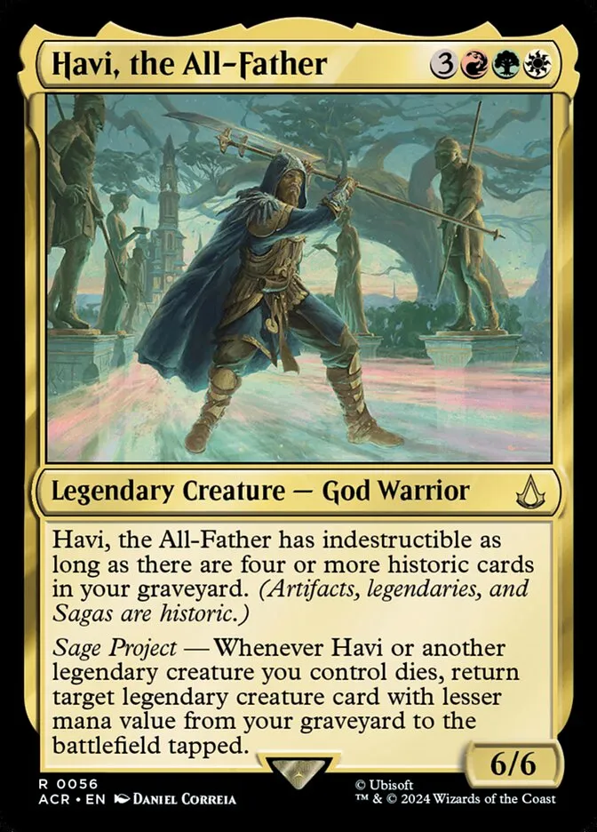 Havi, the All-Father Front Face
