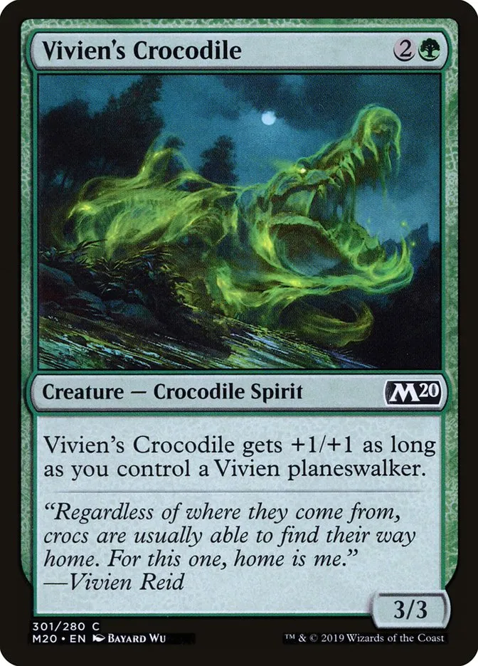 Vivien's Crocodile Front Face