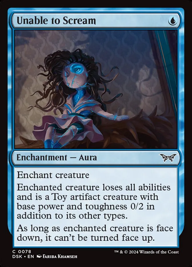 Unable to Scream Front Face
