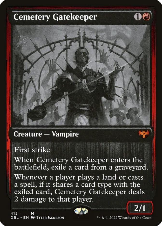 Cemetery Gatekeeper Front Face