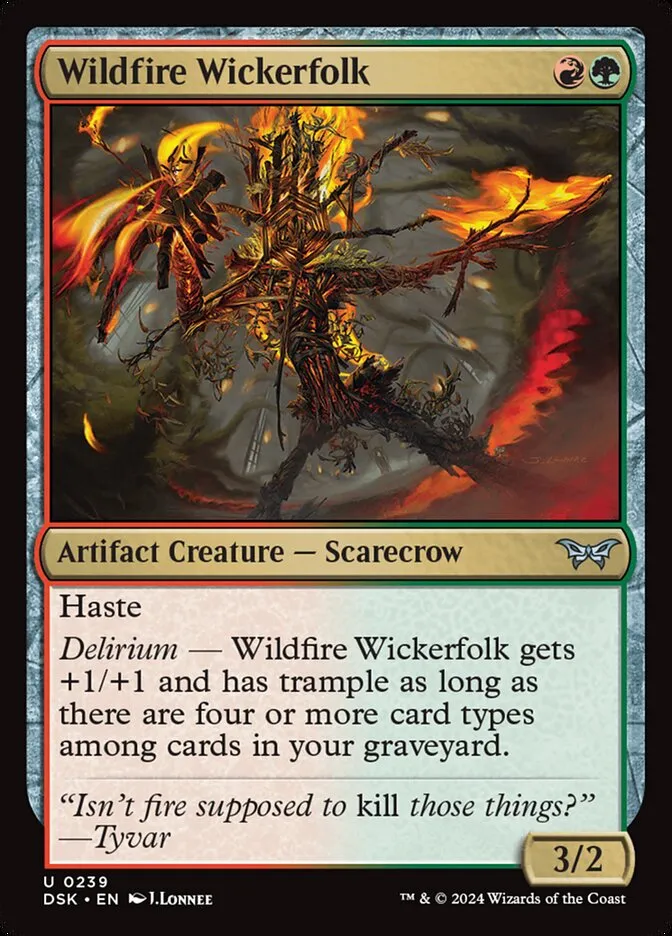 Wildfire Wickerfolk Front Face