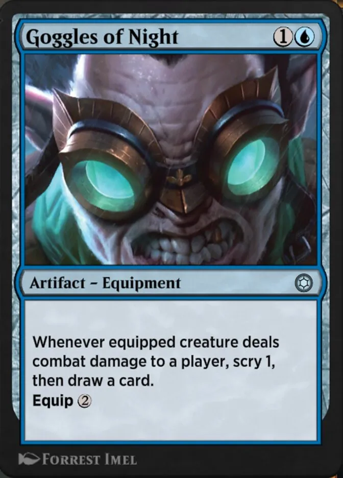Goggles of Night Front Face