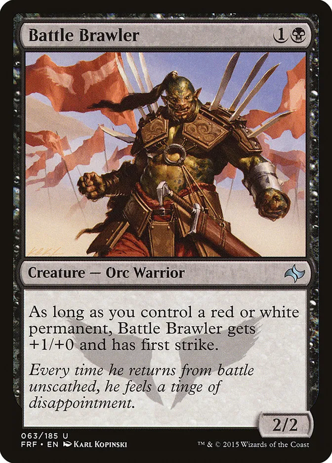 Battle Brawler Front Face