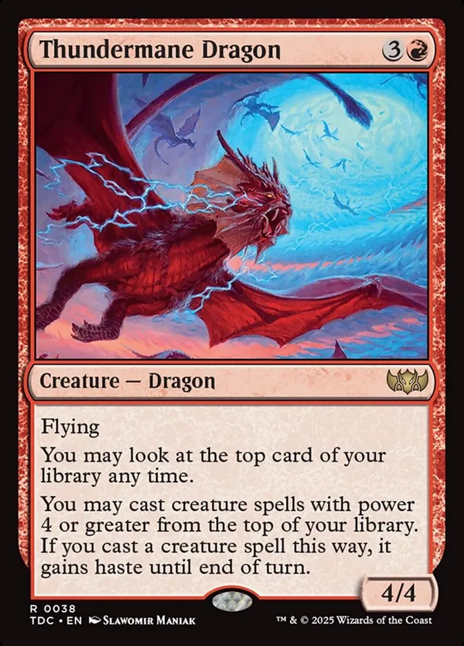 Thundermane Dragon Front Face