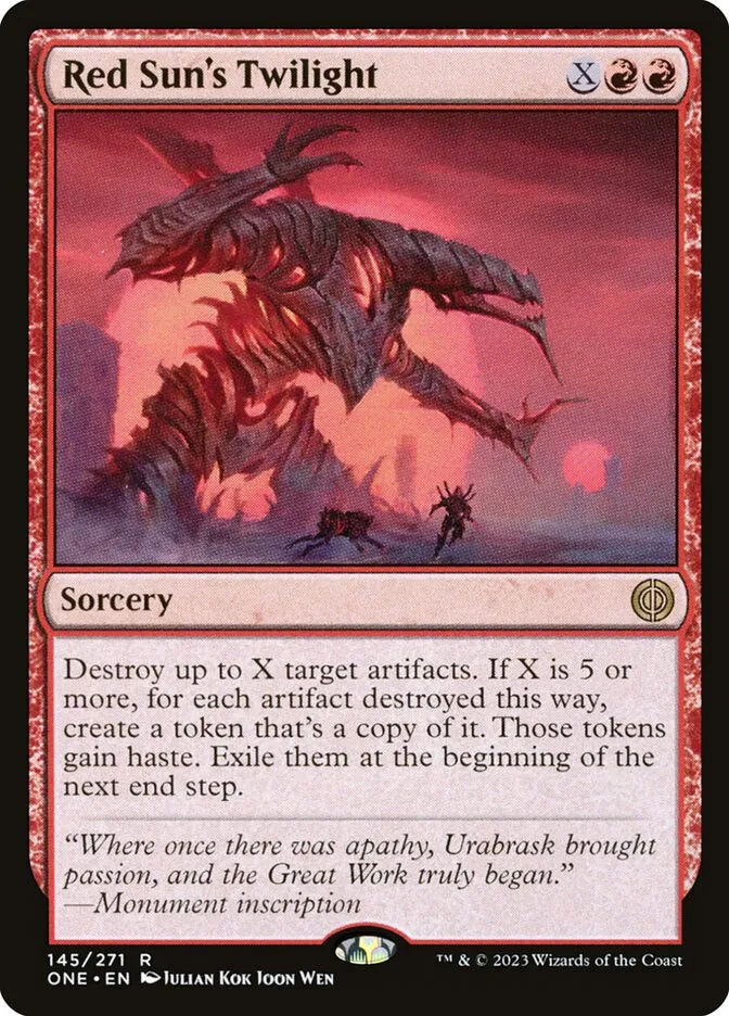 Red Sun's Twilight Front Face