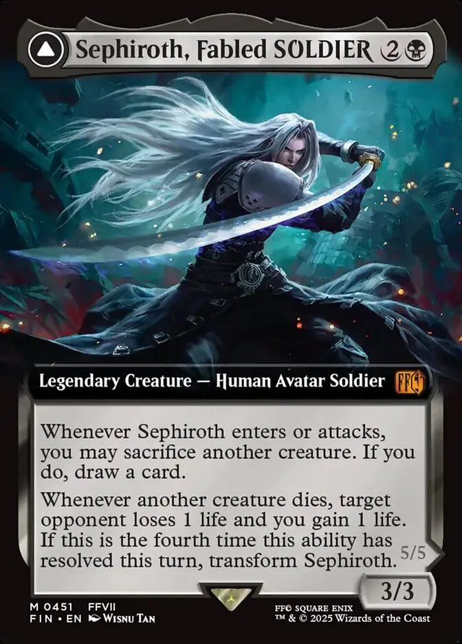 Sephiroth, Fabled SOLDIER // Sephiroth, One-Winged Angel