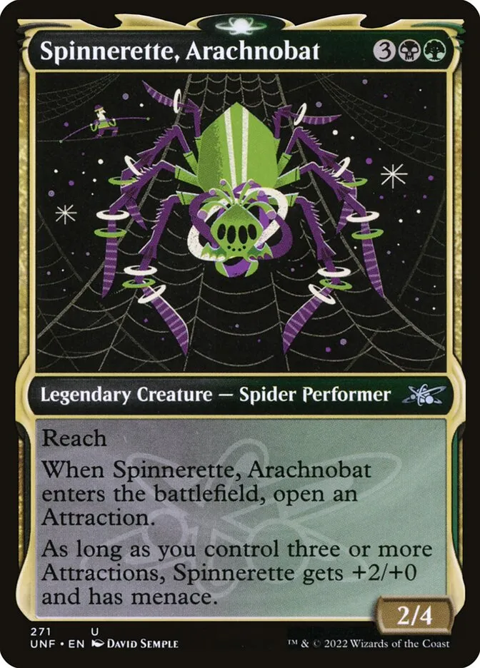 Spinnerette, Arachnobat Front Face