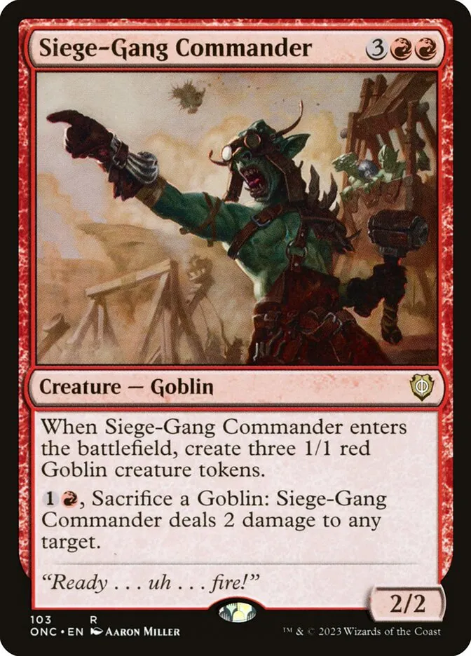 Siege-Gang Commander Front Face