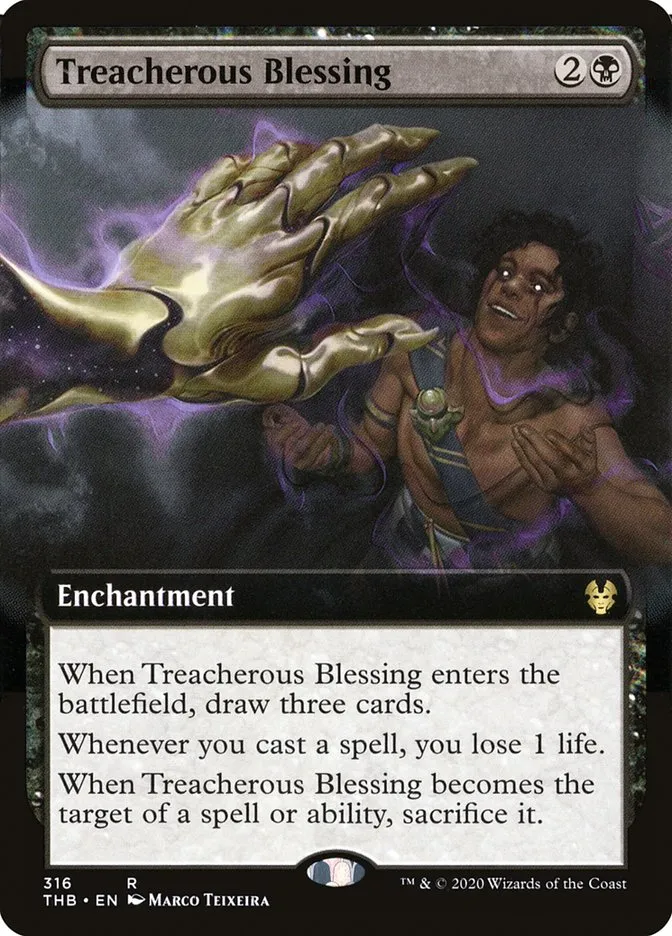 Treacherous Blessing Front Face