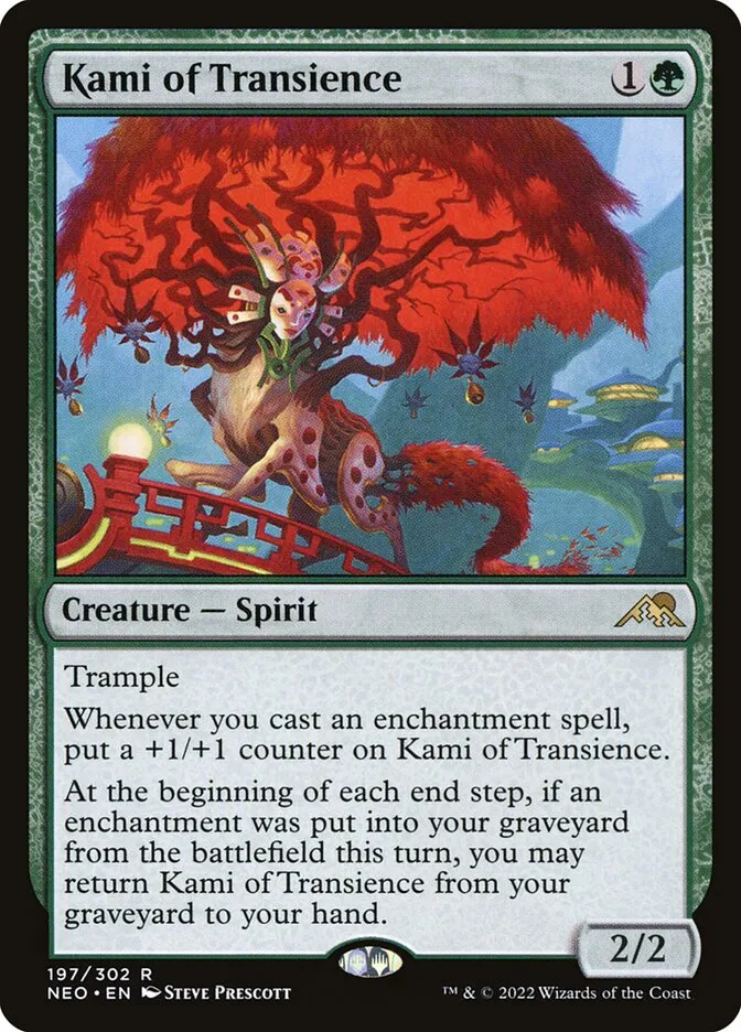 Kami of Transience Front Face
