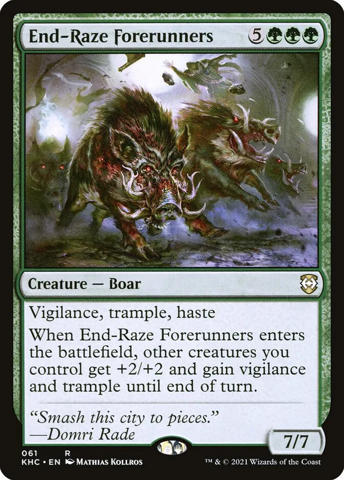 End-Raze Forerunners Front Face