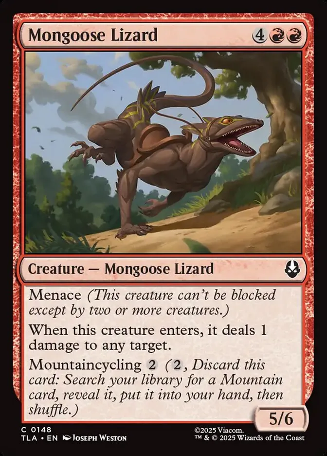 Mongoose Lizard Front Face